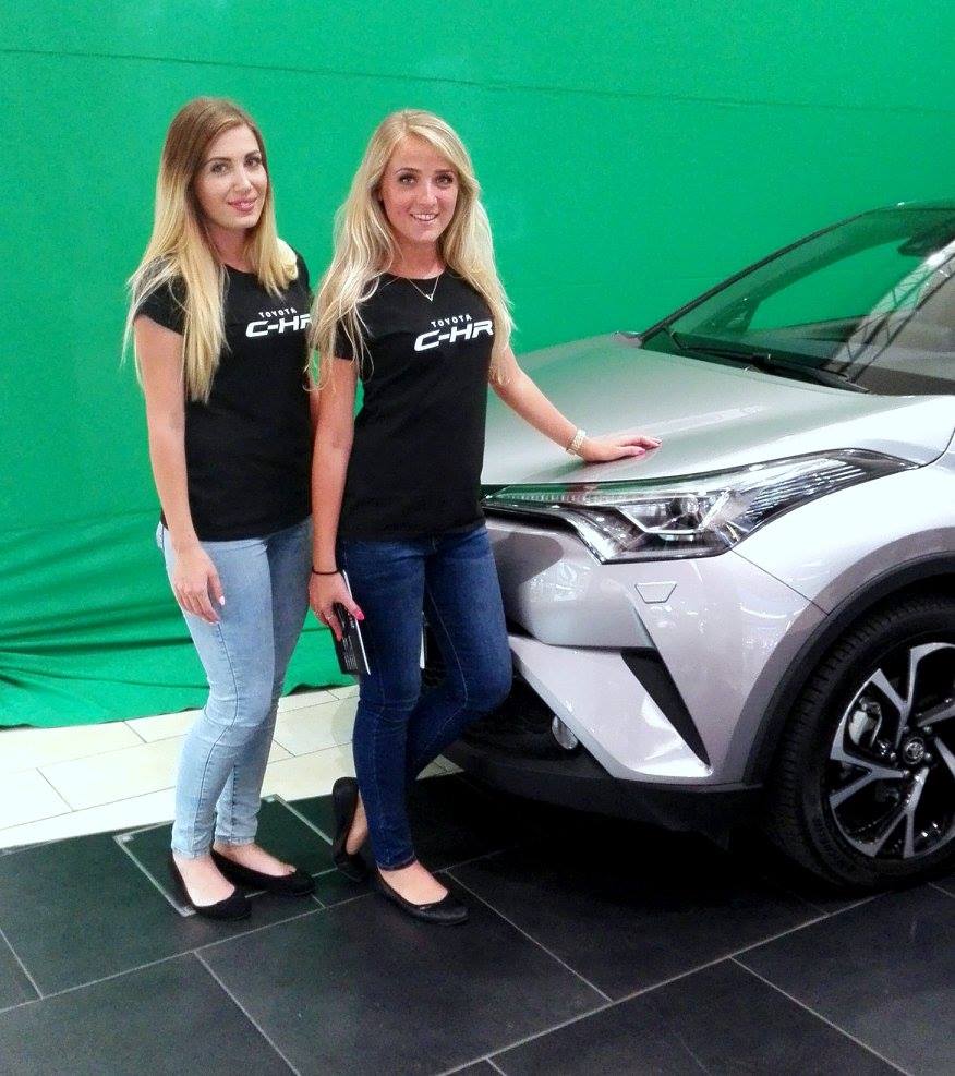Promocja  Toyota C-HR  w Lubinie 2016 r