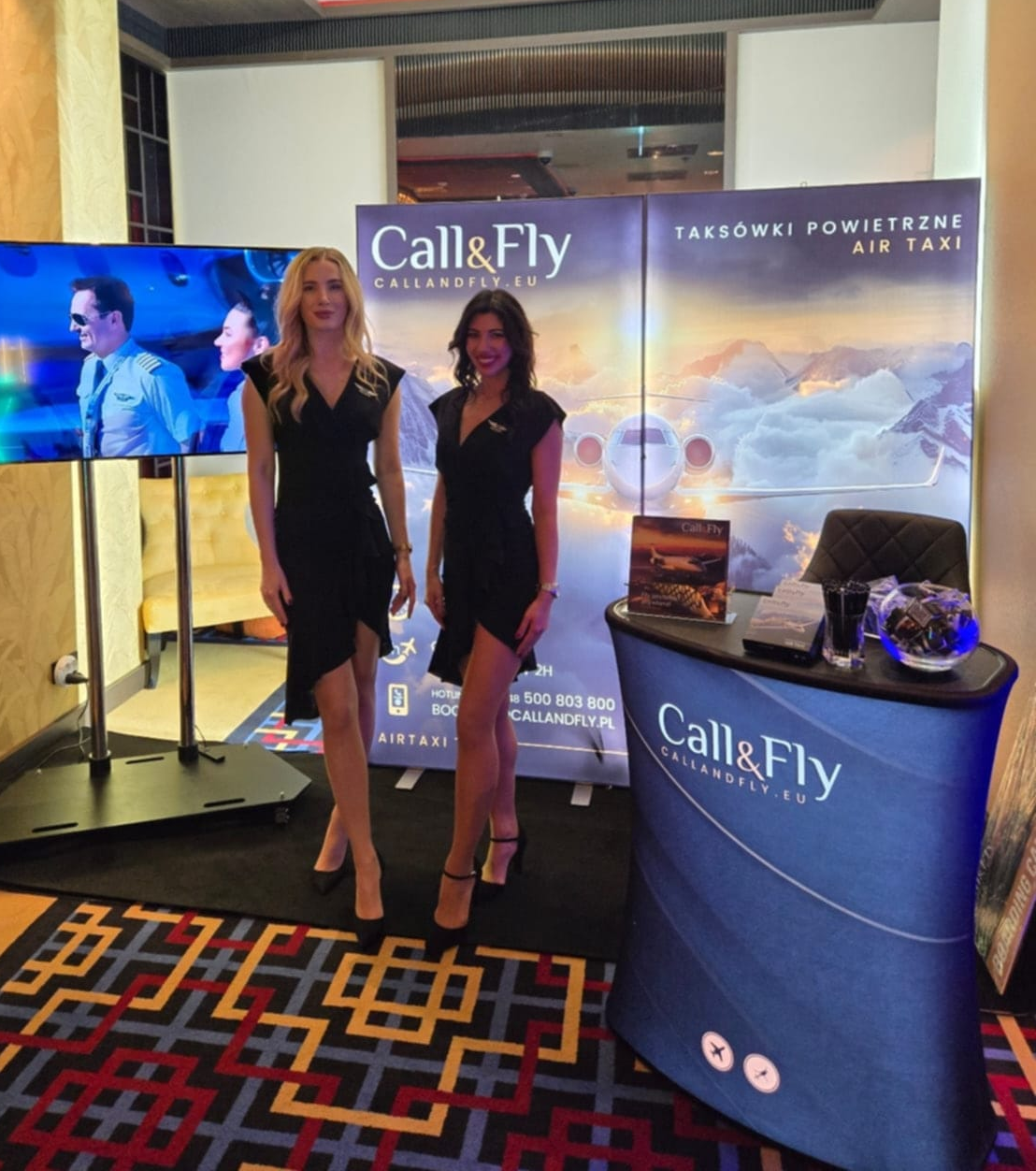 Promocja linii lotniczych  Call&Fly ! Casinos Poland w Warszawie !